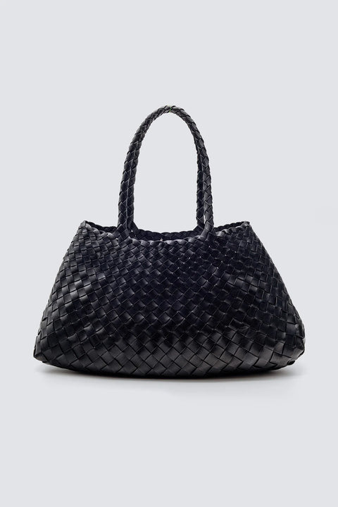 Dragon Diffusion Large Woven Leather Bag