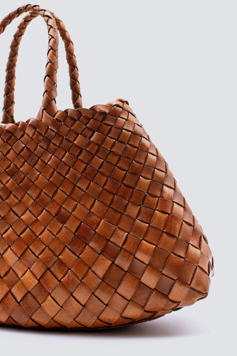 Dragon Diffusion Woven Leather Handbag