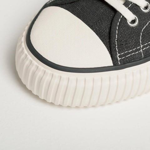 Collective Canvas Black and White Hemp Sneakers