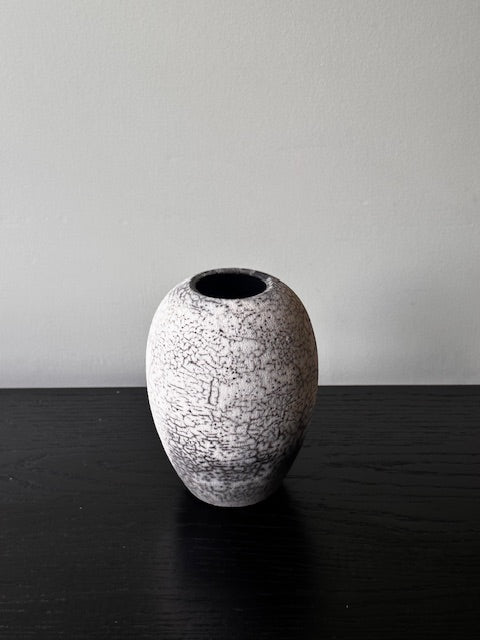 Raku Oval Vase | Small