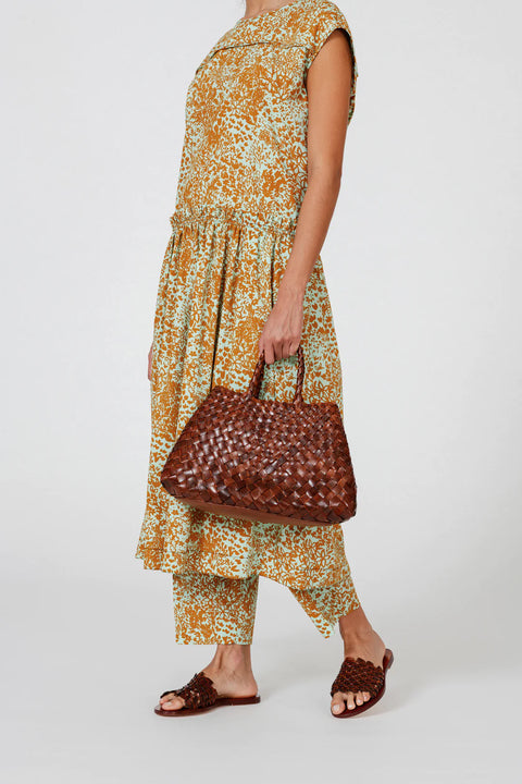 Dragon Diffusion Woven Leather Handbag