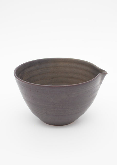 Zoes Isaacs Small Brown Batter Bowl