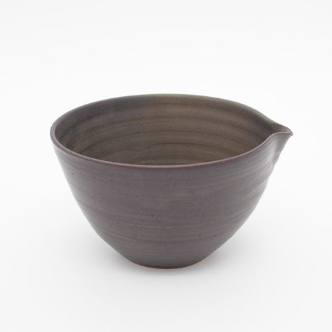 Zoe Isaacs Brown Ceramic Batter Bowl