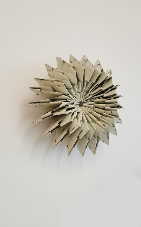 Mandy Cherry Joass Handmade Kina sculpture Cream Large