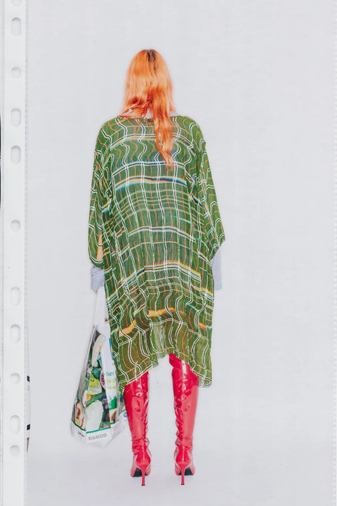 Jimmy D Fire Cloud Warped Plaid