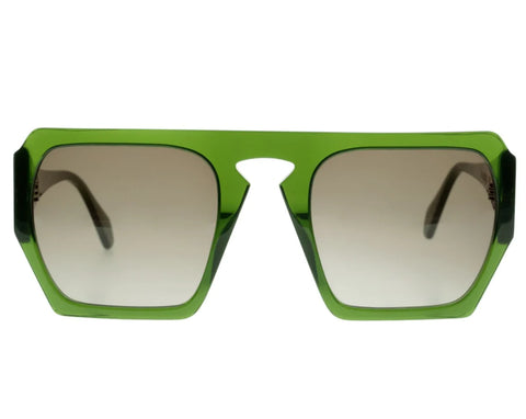 Age Eyewear Engage Sage Green Oversized Sunglasses