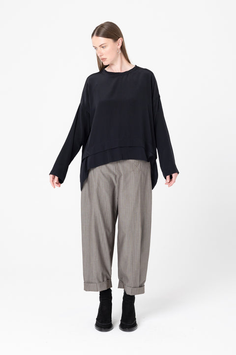 Scratch Sweater | Silk Crepe