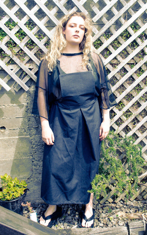 Idle Dress | Black Mesh