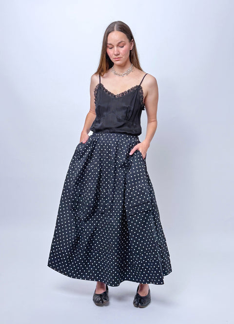 Remain in light skirt polka dot