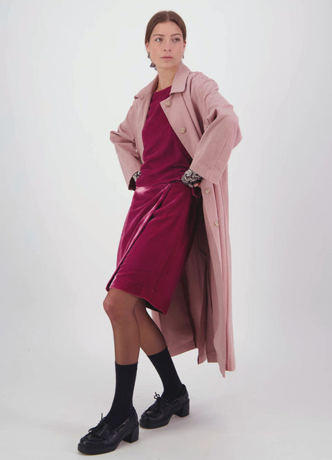 Famous All Over Pink Coat Daylight Moon