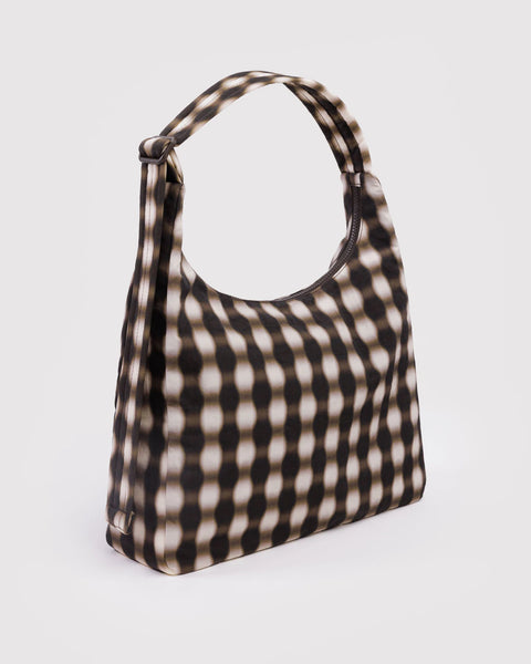 Shoulder Bag | Blurred Gingham