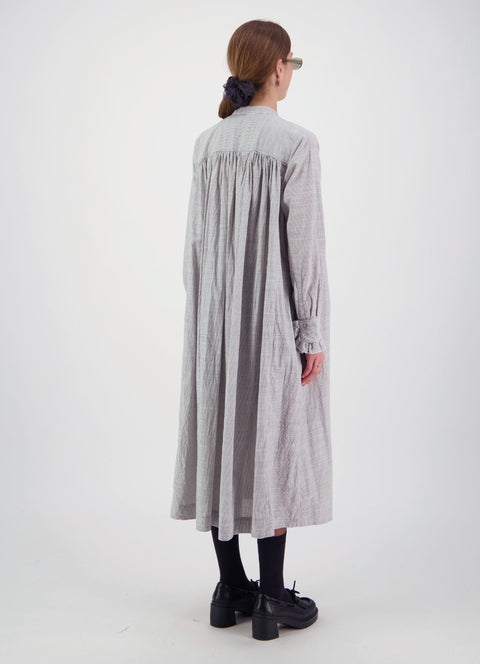 Daylight Moon into the cosmos white stripe maxi dress