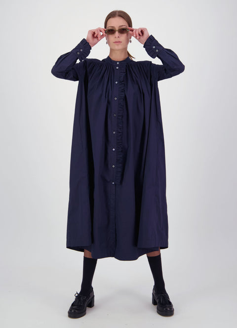 Daylight Moon Navy Blue Into The Cosmos Navy Maxi Dress