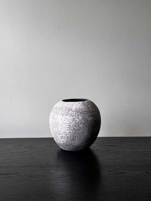 Raku Round Vase | Large