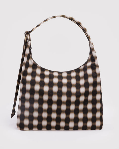 Shoulder Bag | Blurred Gingham