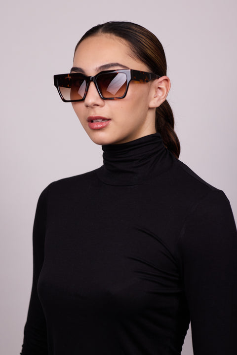 Age Eyewear Brown Tortoise Frames with Brown gradient lenses