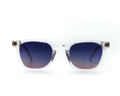 Page XL | Clear w Blue Purple