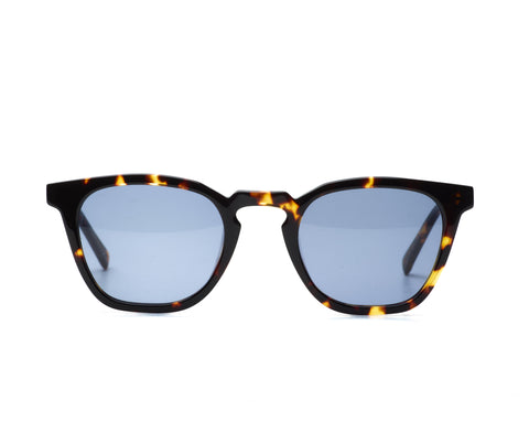 Age eyewear tortoise shell frames with blue tint lens
