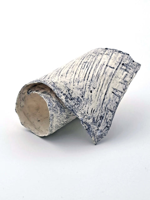 Kim Cohen Porcelain Nikau Palm Ceramic Object