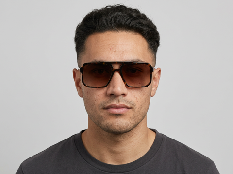 Anchorage | Brown Tort w Brown Lens