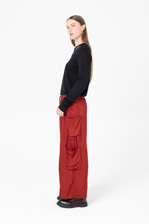 Company of strangers boredroom red trousers