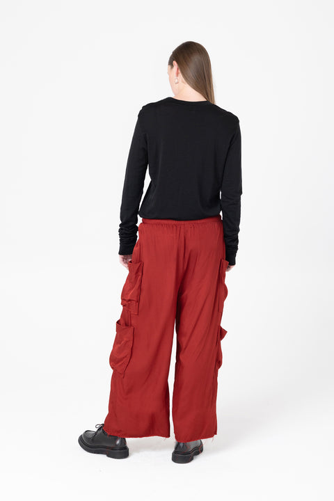 Company of strangers boredroom red trousers
