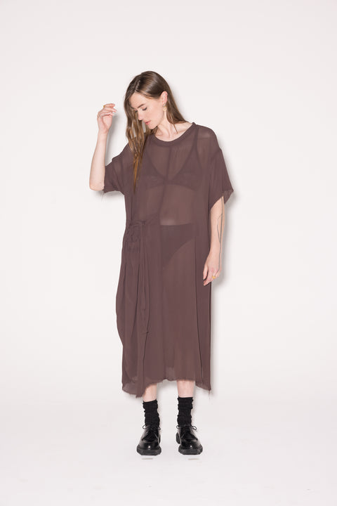 Company Of Strangers Yang Dress Coffee Brown