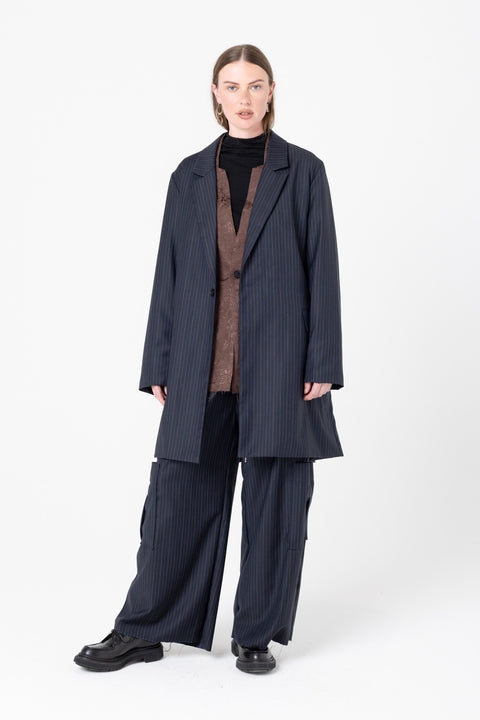 Company of Strangers Powersuit Jacket Wool Stripe
