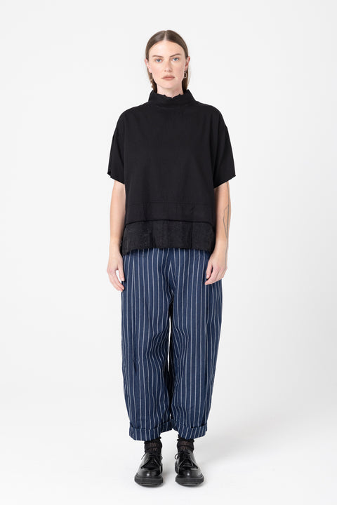 Company of Strangers Fax Tee Black twill