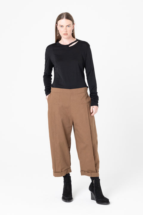 Company of strangers walut cotton cropped trousers