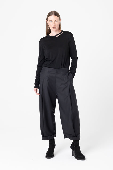 Company of strangers Calibrate Pant Black wool suiting