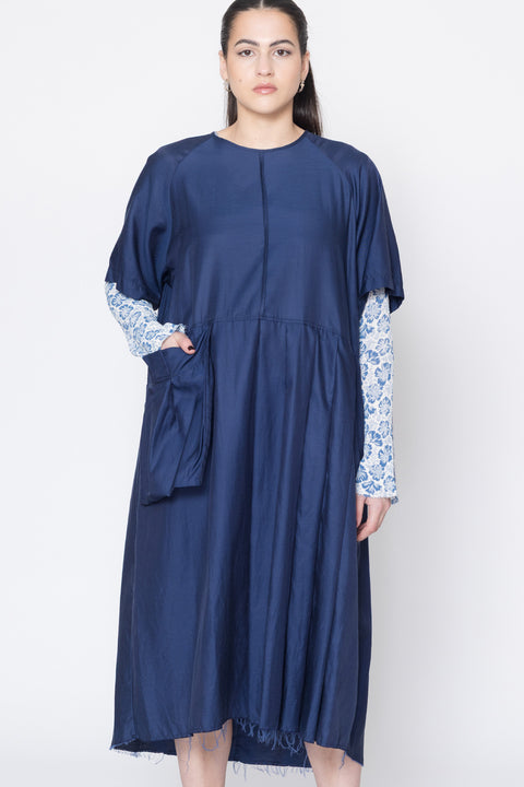 COMPANY OF STRANGERS HYSTERIC DRESS BLUE NIGHT SKY