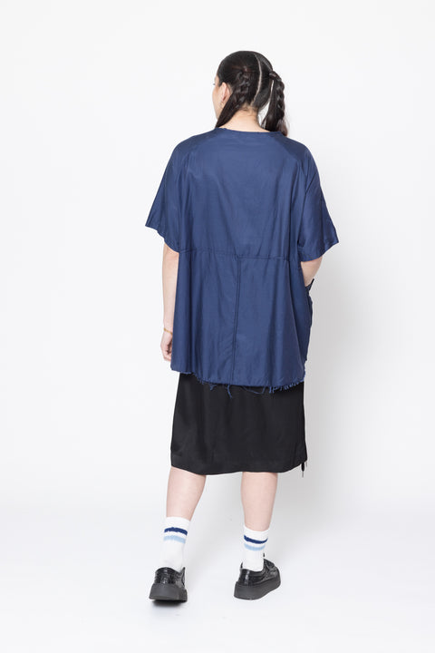 Company of strangers panic tee navy night sky