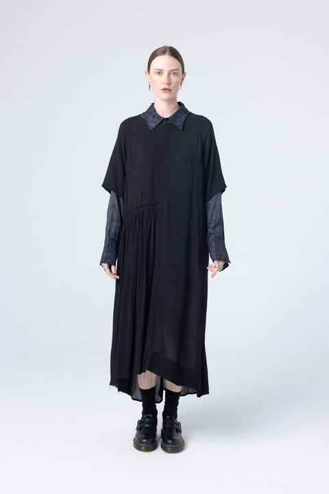 Company of Strangers We Float Dress Black