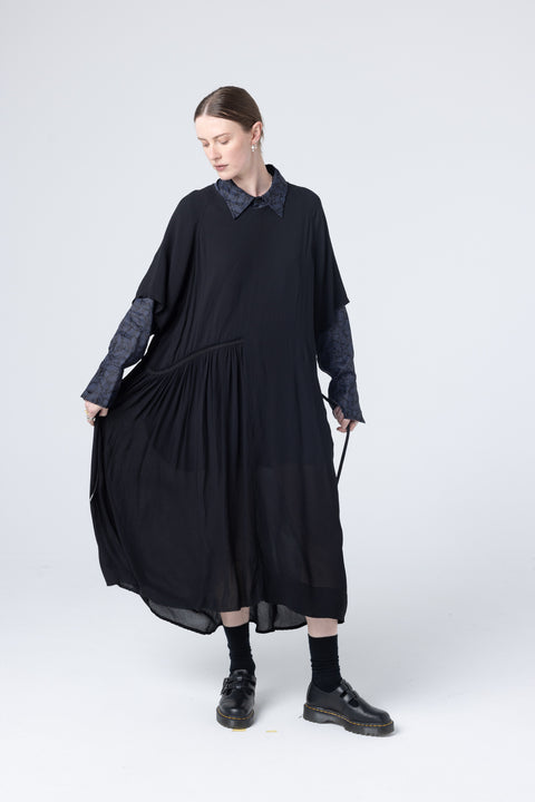 Company of Strangers We Float Dress Black