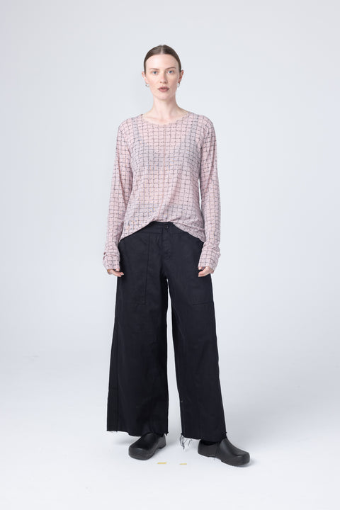 Company of Strangers Joy Pants in Black Denim