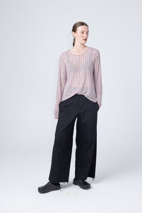 Company of Strangers Joy Pants in Black Denim