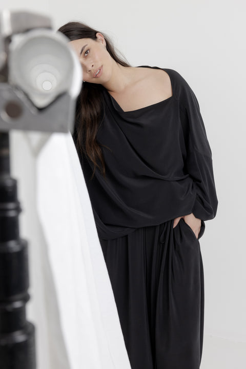 James Brown Silk Level Blouse