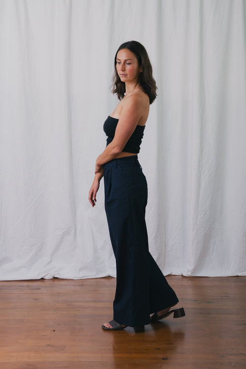Clara Bosshard Audition Pants cotton drill navy