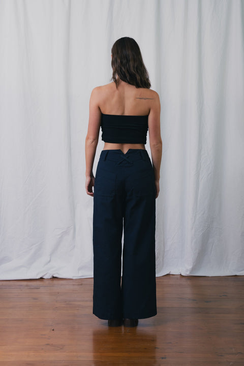 Clara Bosshard Audition Pants cotton drill navy