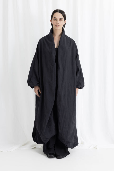 Cocoon Coat | Black