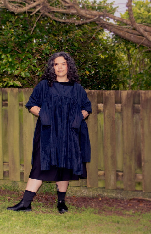 Prairie Dress | Navy Blue