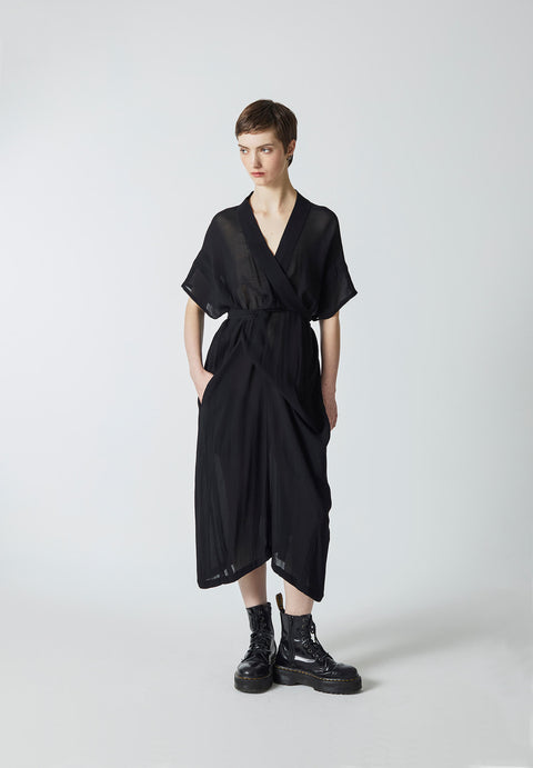 Julia Fong Division Wrap Dress