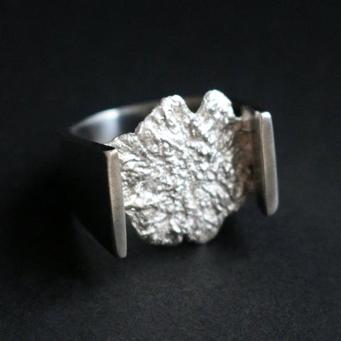 Innate Jewellery Evolve Ring Sterling Silver Textured band
