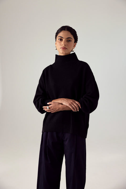 Swoon Turtle Neck Merino Knit Jumper