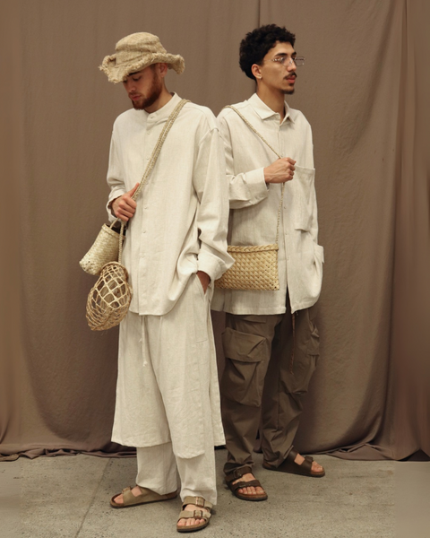 Jake studios Hate shirt Taitea natural linen