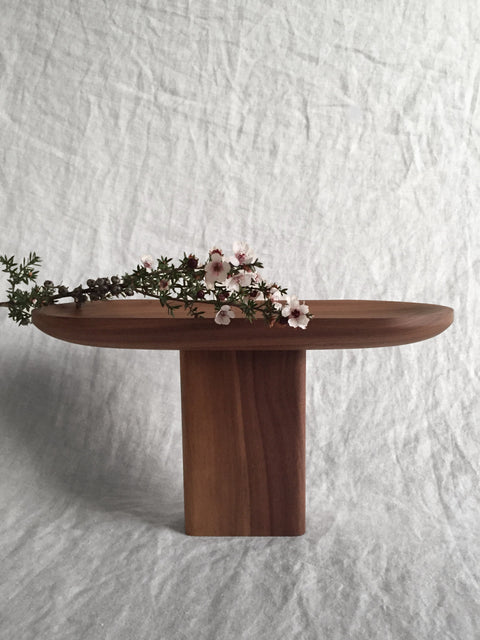 Amelia Fagence Wooden Bowl Plinth