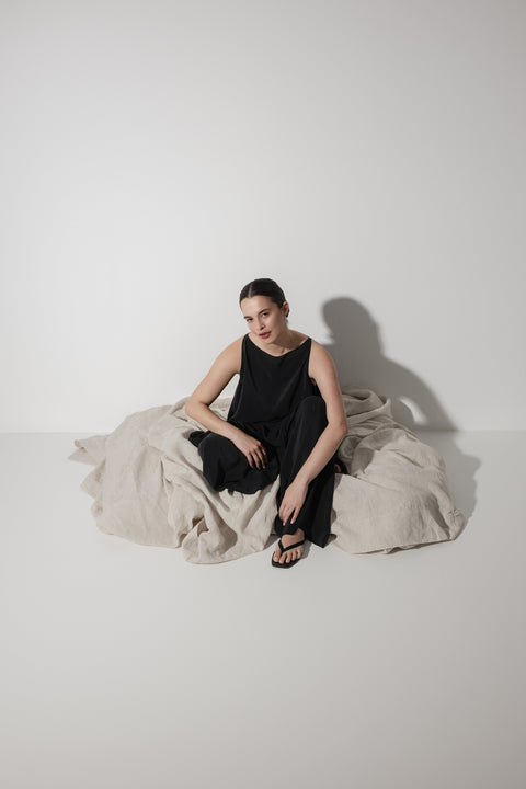 James Brown Silk A-line shift dress