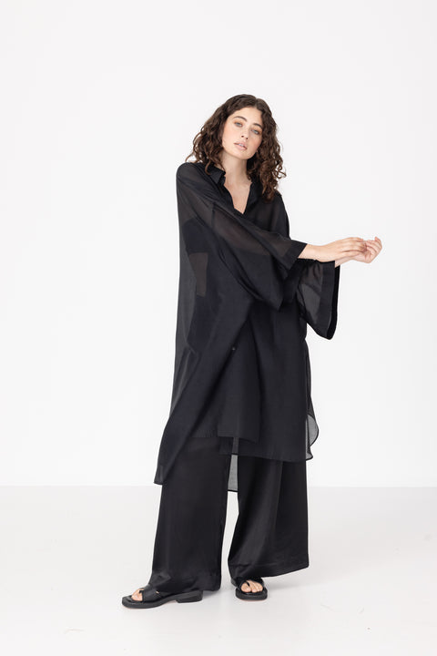 Split Shirt | Black