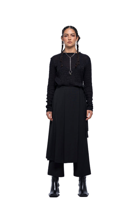 Greta Skort Pant | Black